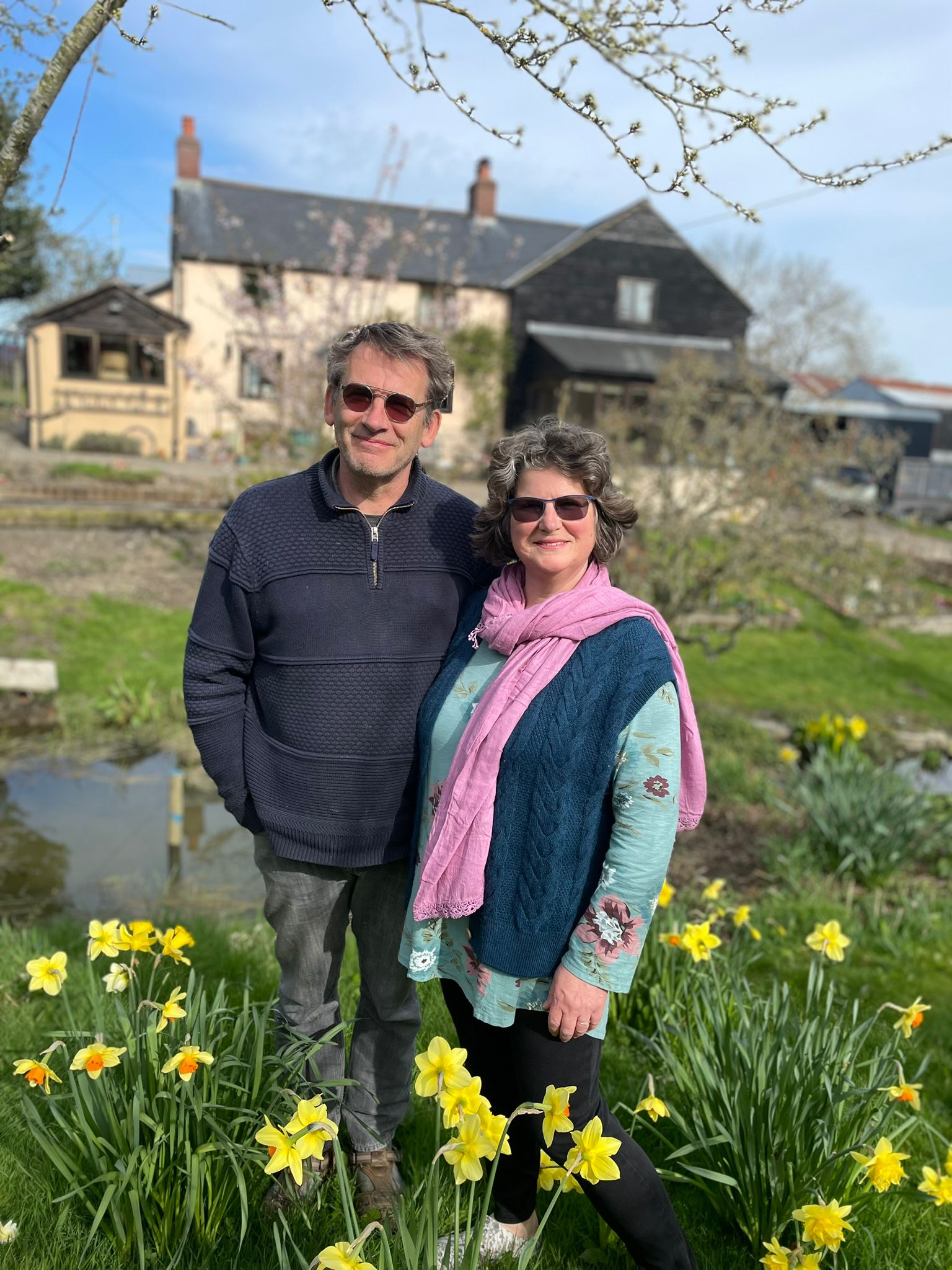 Photo of Maryline and Peter.